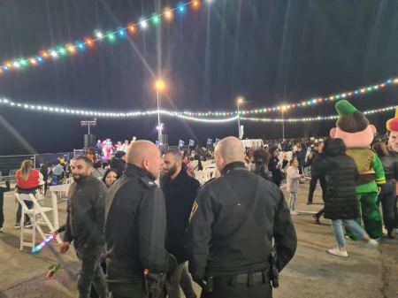 الشرطة تعمل على سلامة أجواء رمضان الإحتفالية في يافا